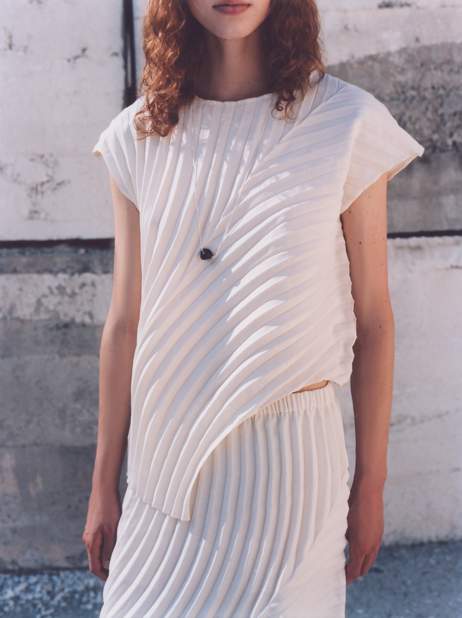 BLUSA PLISSETTATA